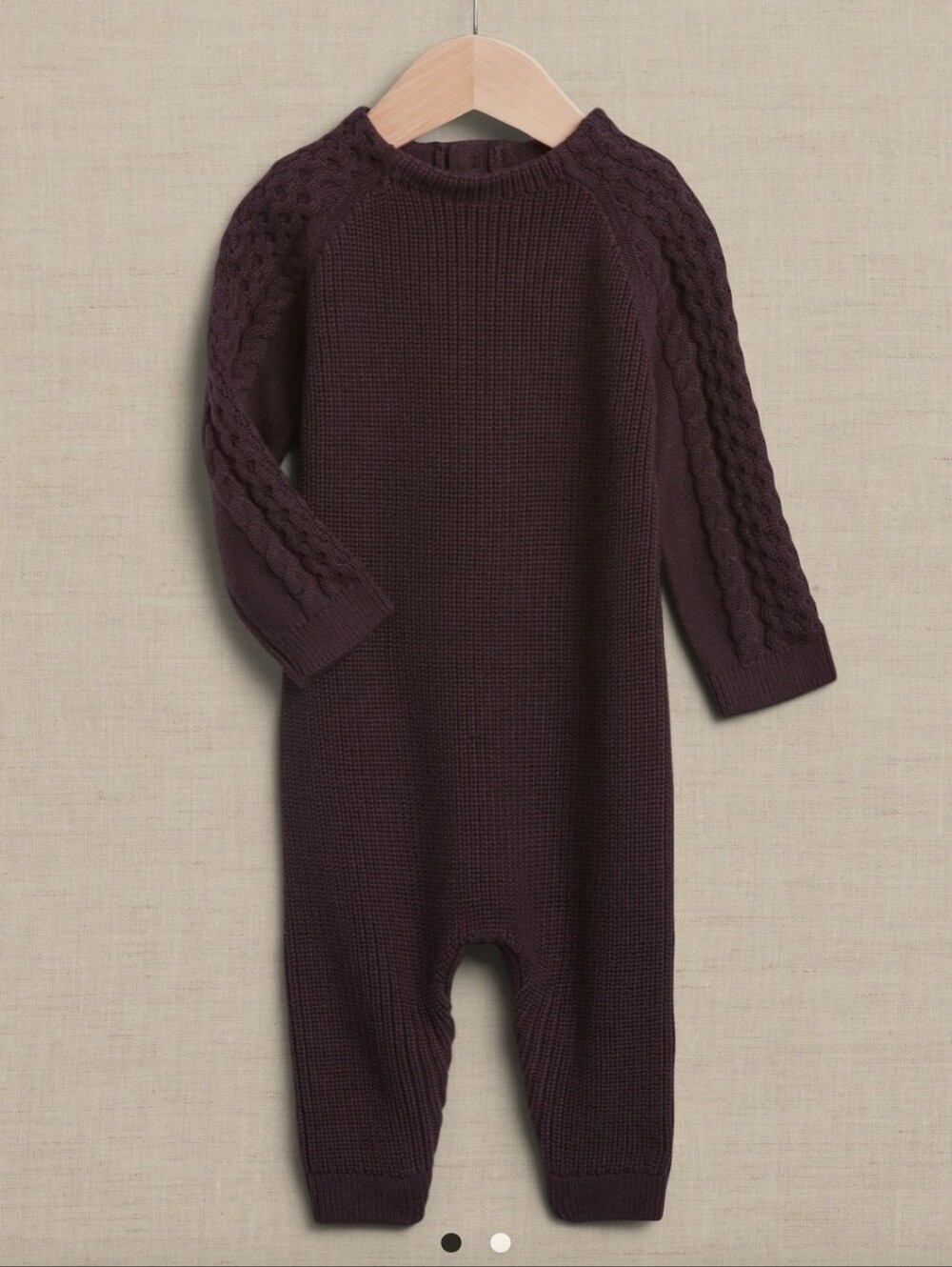 Banana Republic Baby Cable One Piece in Midnight Lily